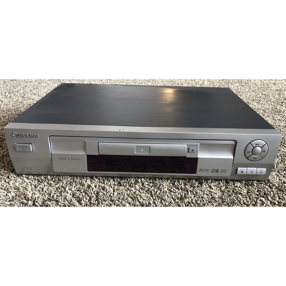 Jinxing DVD/CD Player Model D-2000AN with‎ Remote Control - Tested